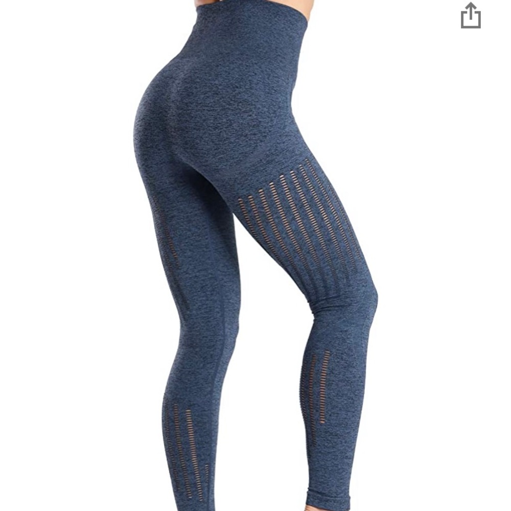 Seamless Navy Leggings